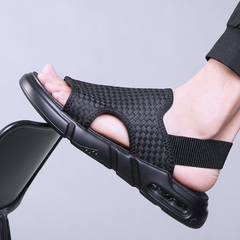 Summer Men Sandals Mesh Casual Shoes