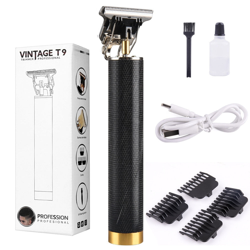 Men Barber Retro T9 Hair Trimmer