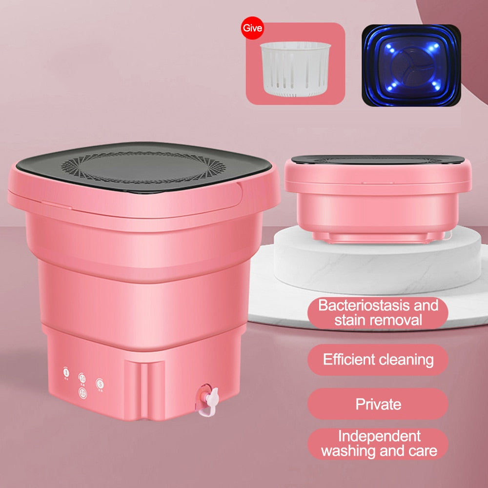 Folding Portable Washing Machine With Dryer