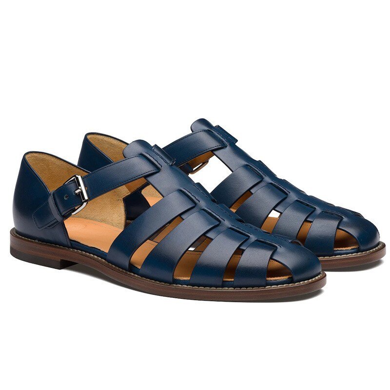 Sandals Leather Dress Shoes Outdoor Soft Pointed Classic Light Sandals