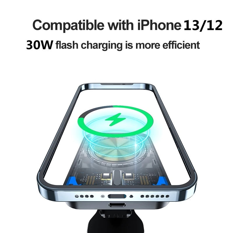 Magnetic Wireless Chargers Car Air Vent