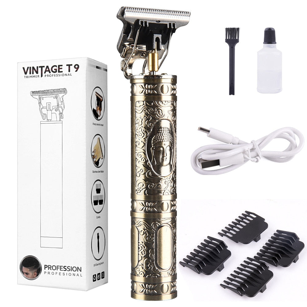 Men Barber Retro T9 Hair Trimmer
