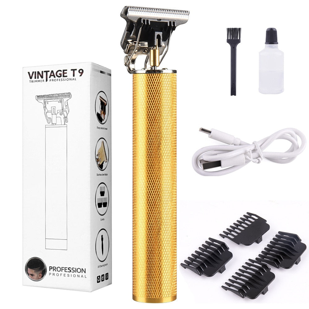 Men Barber Retro T9 Hair Trimmer