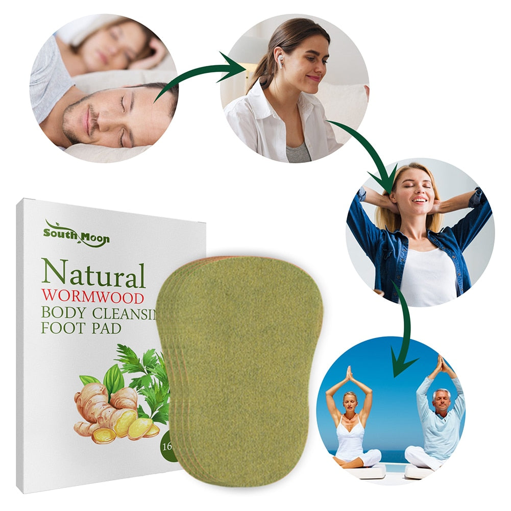 Detox Foot Patches Natural Wormwood Body Cleansing