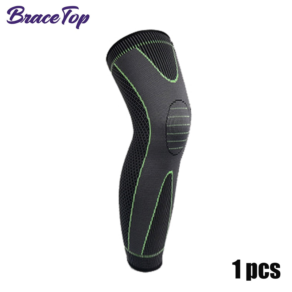 BraceTop Sports Full Leg Compression Sleeves Knee