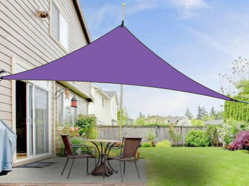 Sun Shade Sail Canopy Triangle Awning Shelter