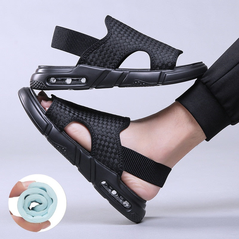 Summer Men Sandals Mesh Casual Shoes