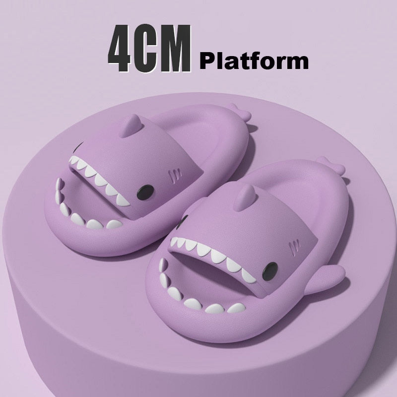 Slippers Women Shoes Summer Slides Cute Shark