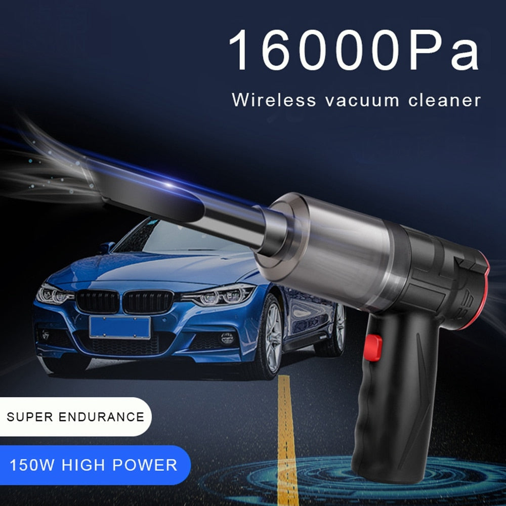 Wireless Car Vacuum Cleaner Blowable Cordless