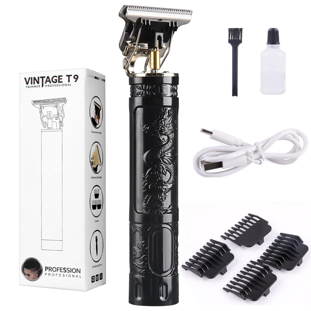 Men Barber Retro T9 Hair Trimmer