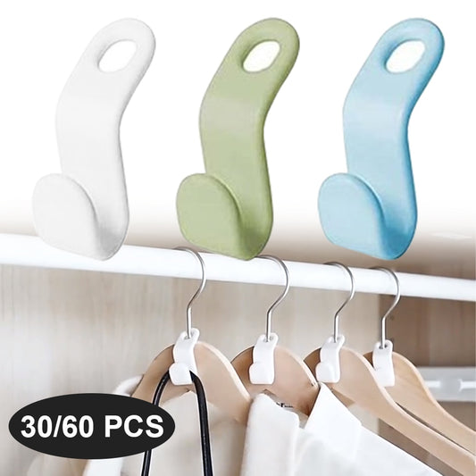 Mini Clothes Hanger Connector Hooks Plastic