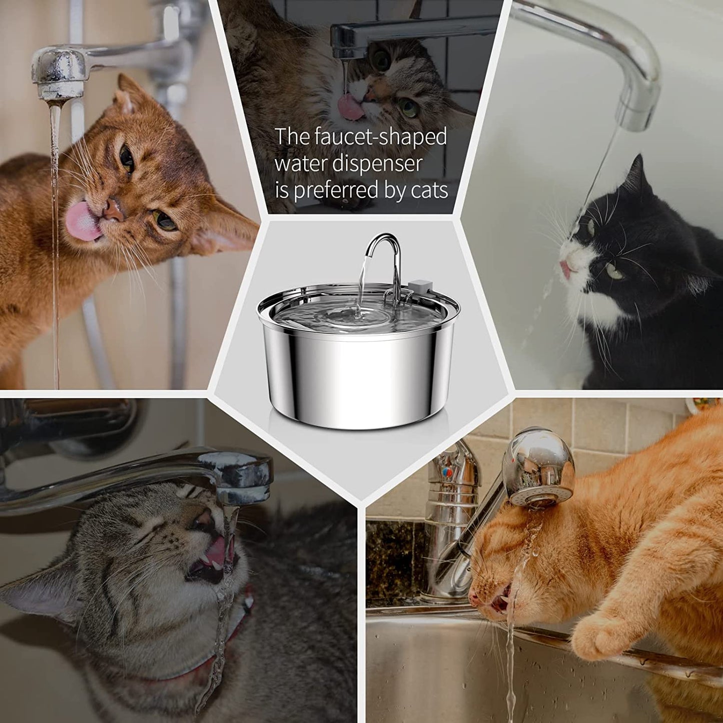 Cat Drinking Fountain Automatic Circulating Pet