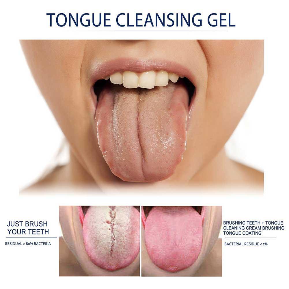 50g EELHOE Tongue Cleansing Gel Silicone Tongue