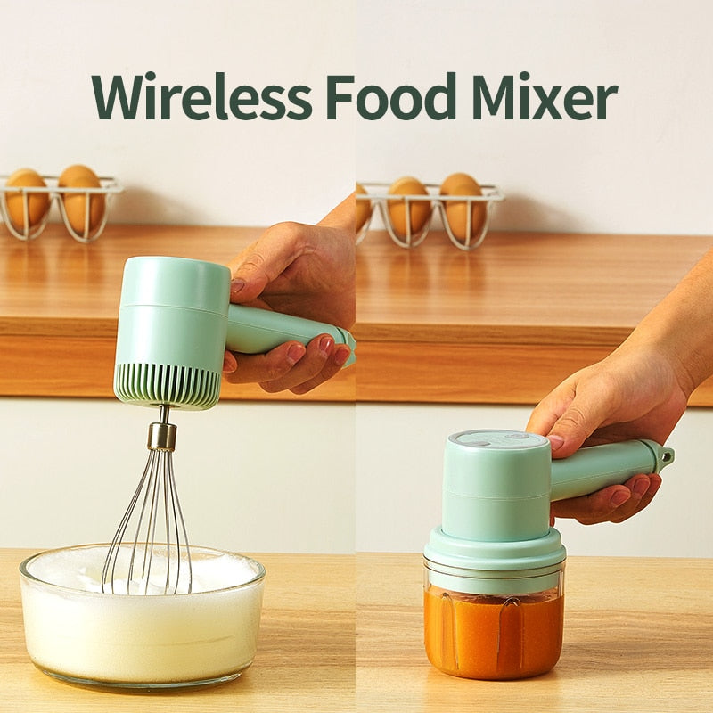 Wireless Portable Electric Food Mixer Hand Blender