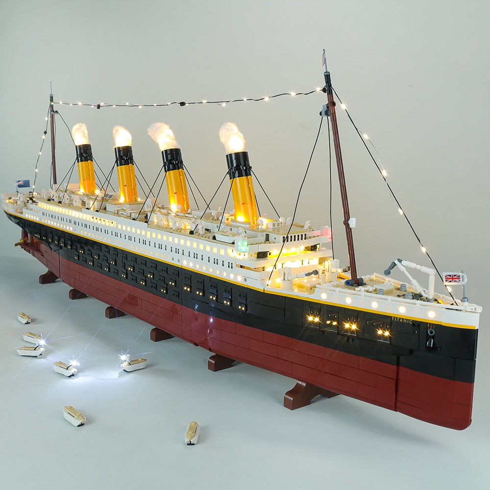 LED Light Kit for Titanic Cruise Ship Toys