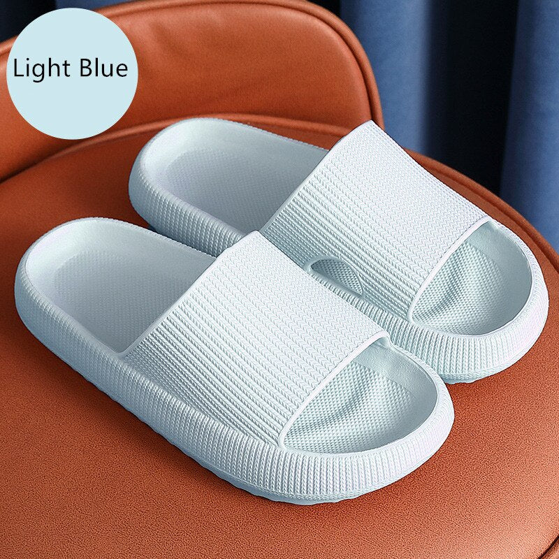 Bathroom Non-slip Slippers Fashion Thick Sole