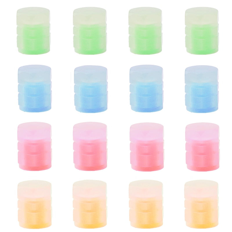 Luminous Tire Valve Cap Car Motorcycle Bike Wheel