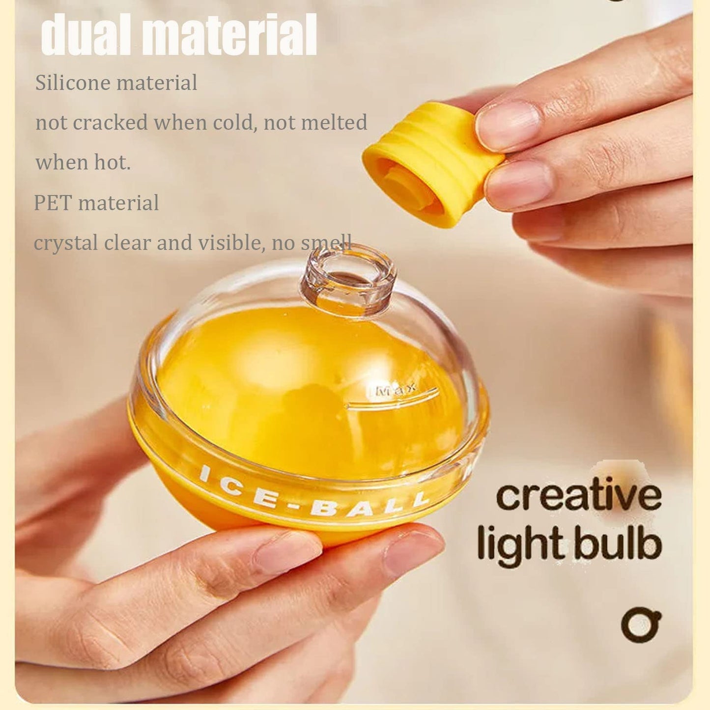 Bulbs Ice Molds Large Sphere Ice Tray