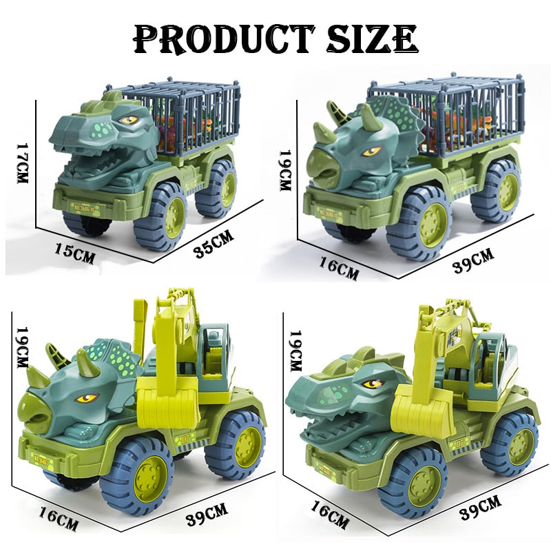 Dinosaur Excavator Engineering Vehicle Model Toy