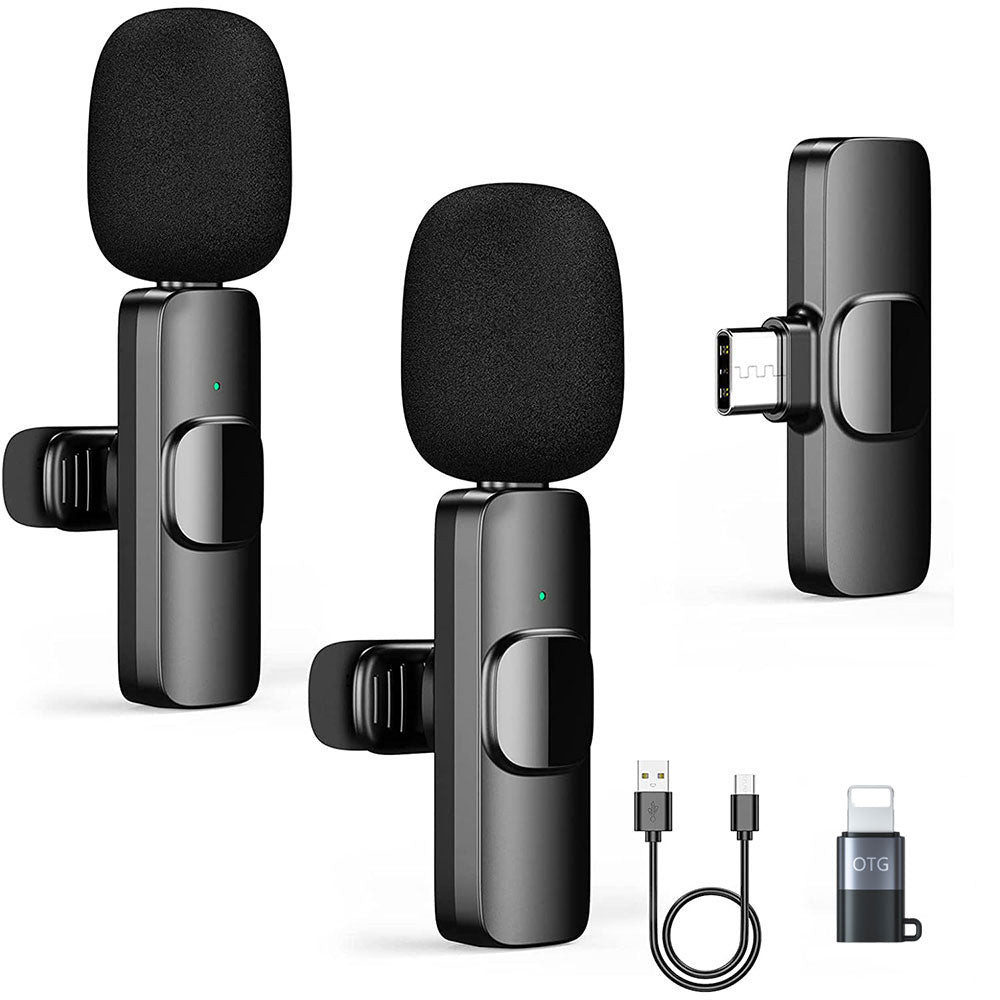 Wireless Microphone Portable Audio Video Recording