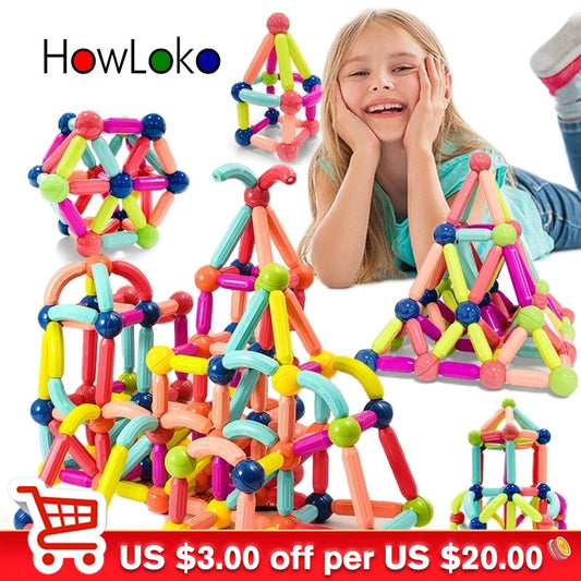 Big Size Magnetic Stick Building Blocks game