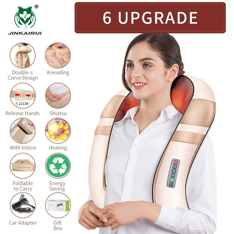 U Shape Electrical Shiatsu Body Shoulder Neck Massager
