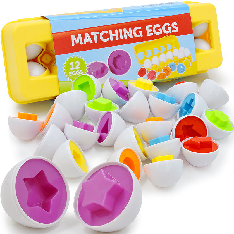 Baby Learning Educational Toy Smart Egg Toy Games Shape Matching