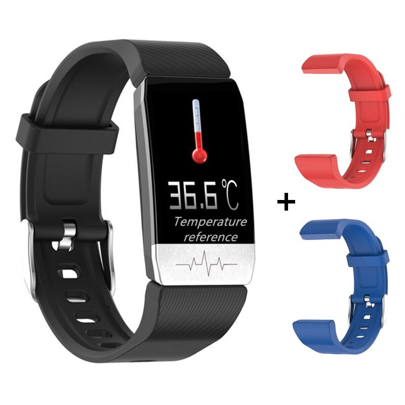 Smart Watch Band With Temperature Measure ECG Heart Rate Blood Pressure