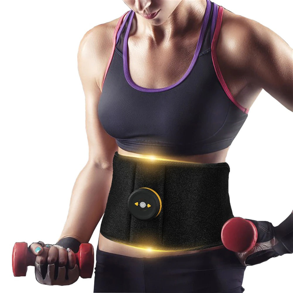 Body Slimming Belt Electric Abdominal Trainer Muscle Stimulator