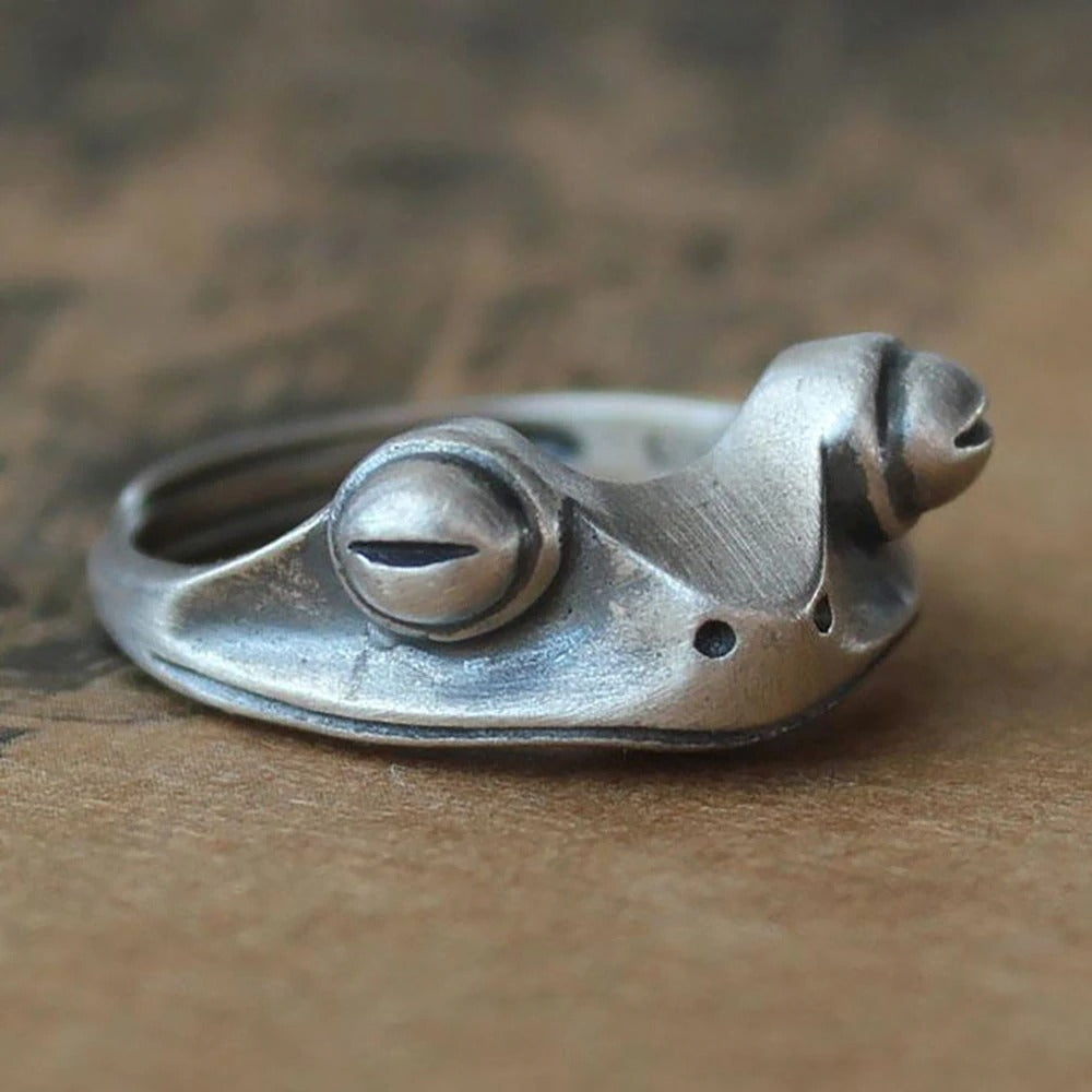 Bohemian Vintage Frog Ring