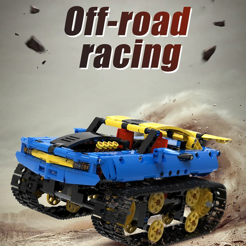 City Off-road RC Racing Car Electric Building Blocks  Remote Control Tank