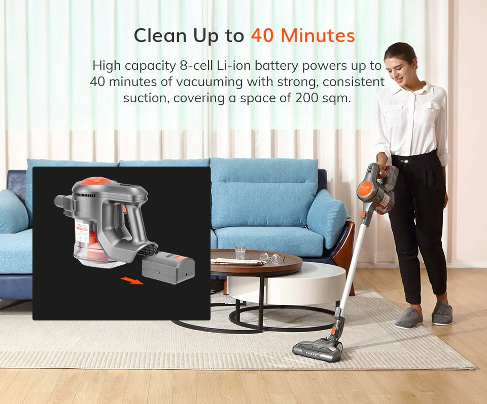 EASINE by ILIFE H70 Cordless Wireless Handheld Vacuum 1.2L Dust Cup