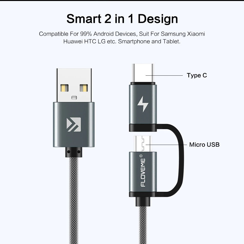QC3.0 USB Type C Cable