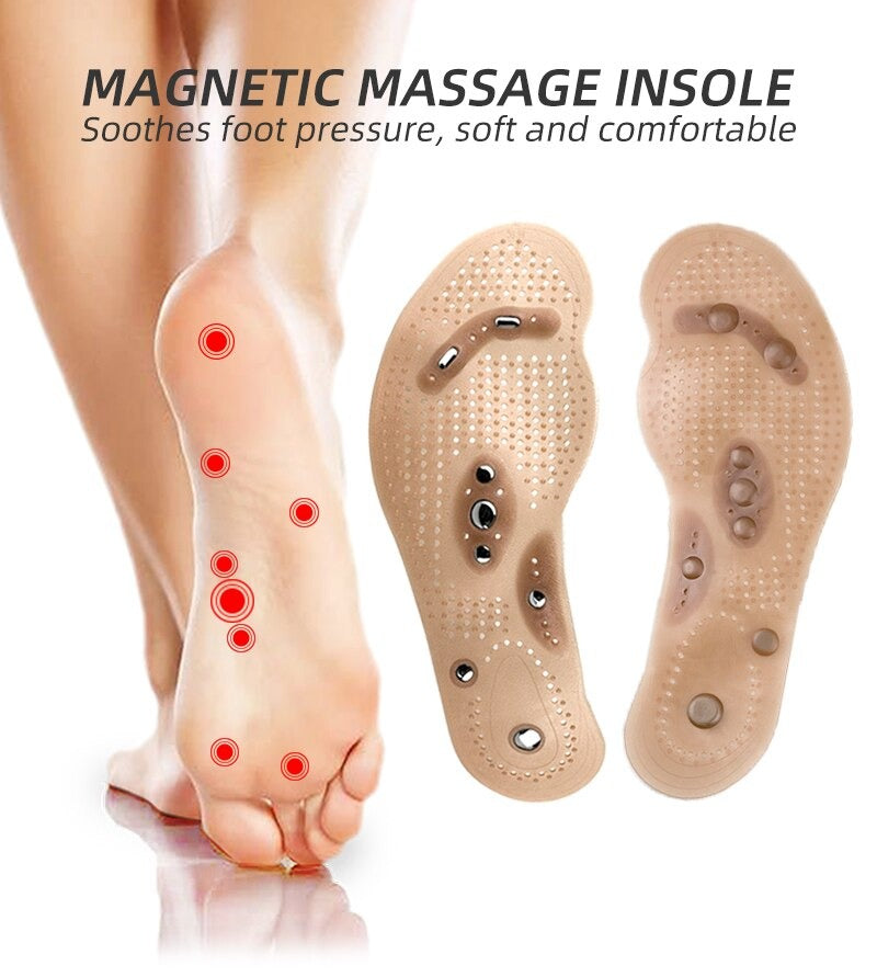 Foot Massage Acupressure Magnetic Massage Insole Slimming Insoles