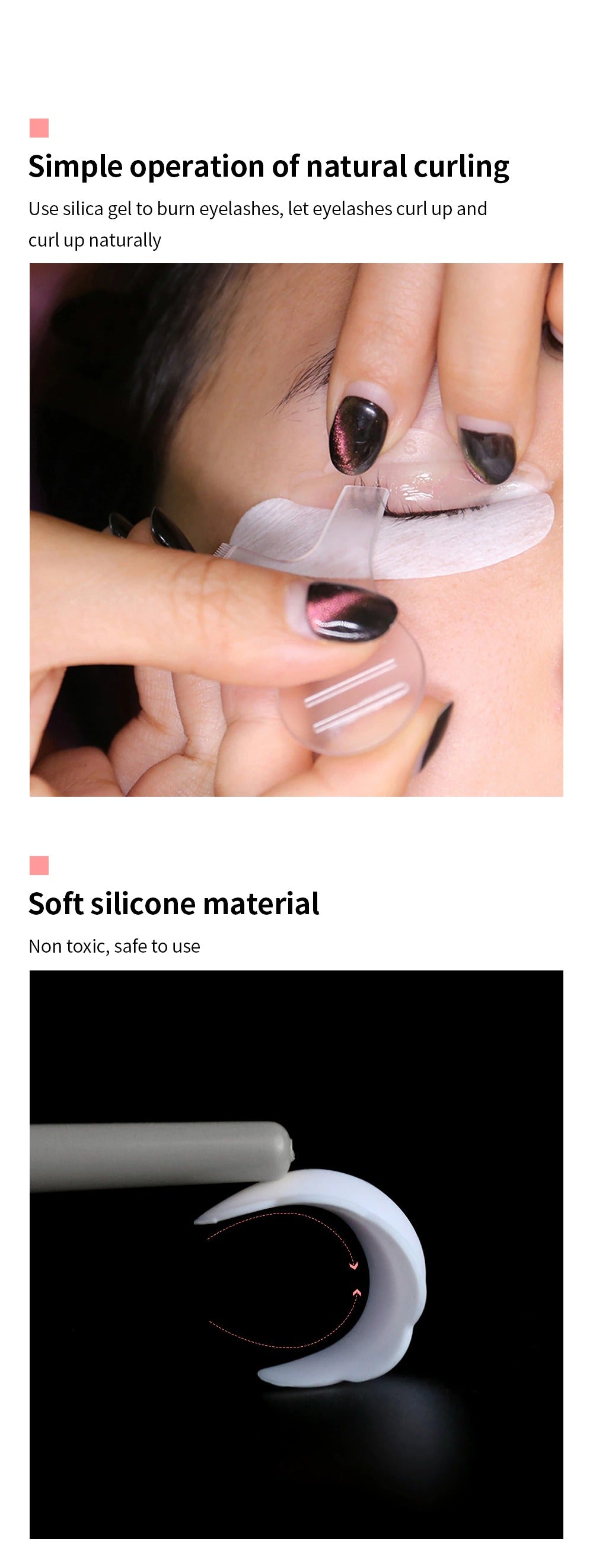 6pcs Eyelash lifting Silicone pads