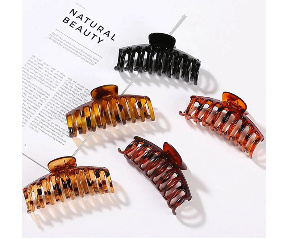 Color Claw Clip Large Barrette Crab Hair Claws