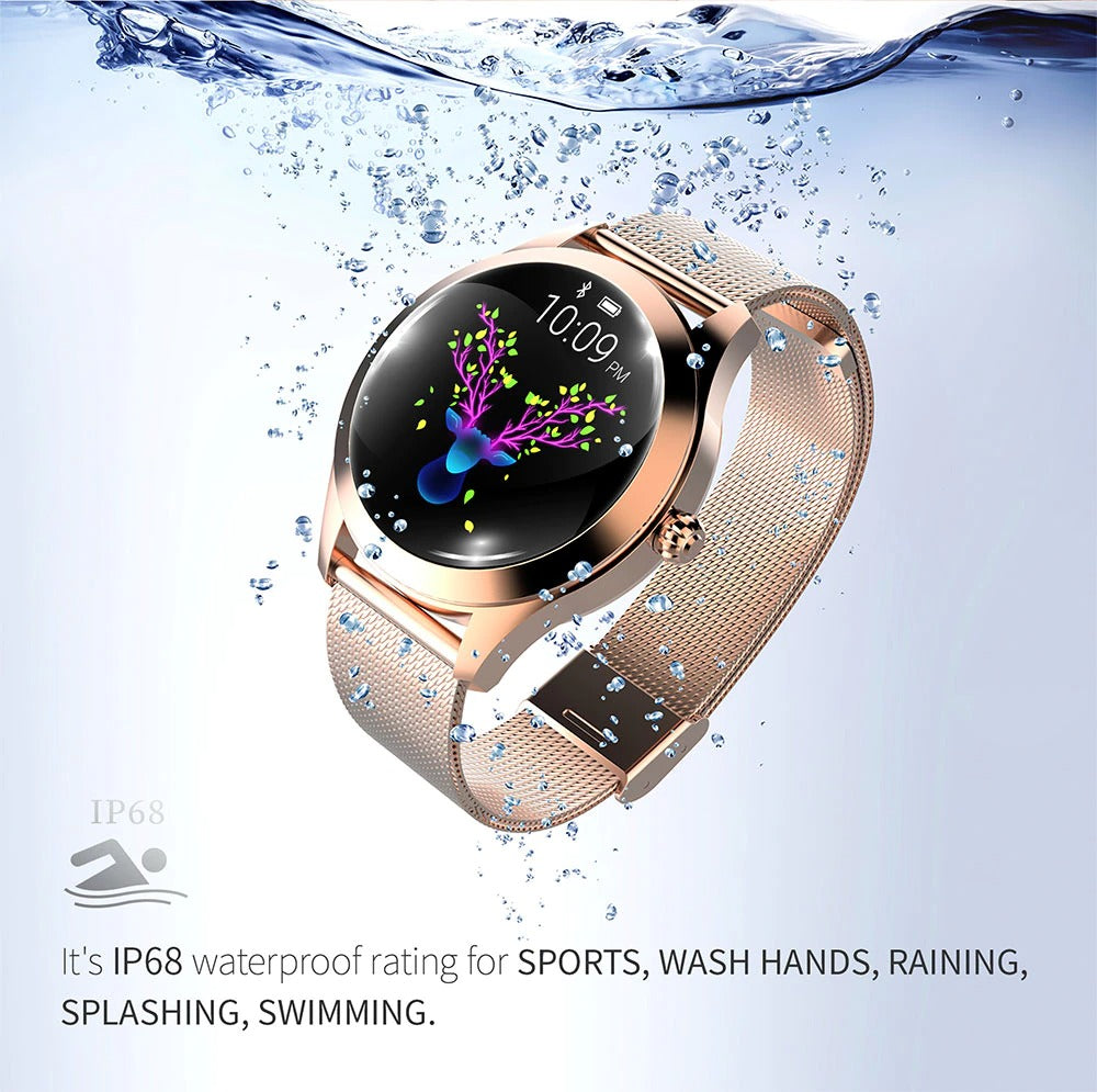 IP68 Waterproof Smart Watch  Lovely Bracelet Heart Rate Monitor