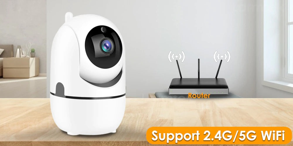 IP Camera 5G WiFi Baby Monitor Security Camera