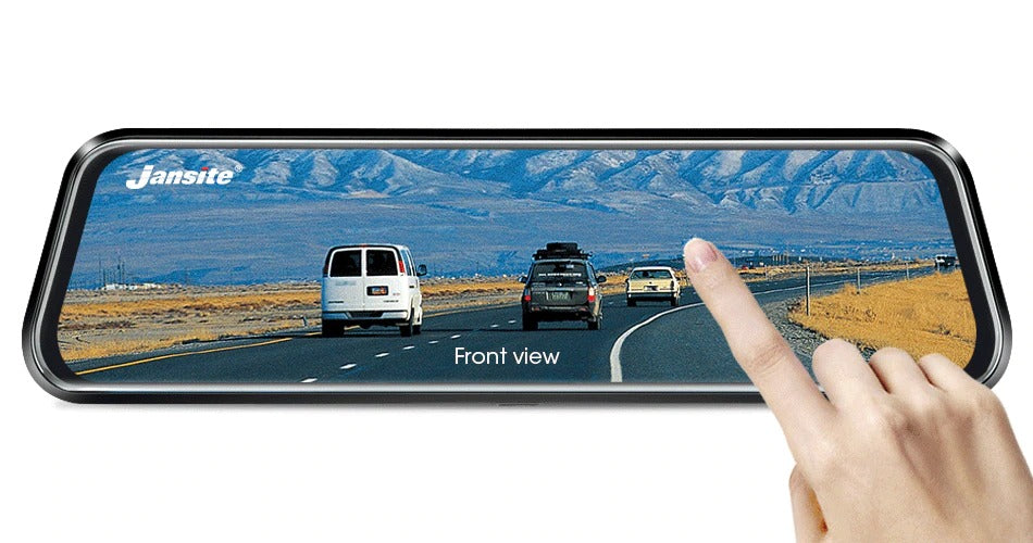 Car DVR Touch Screen Rearview mirror Dash cam