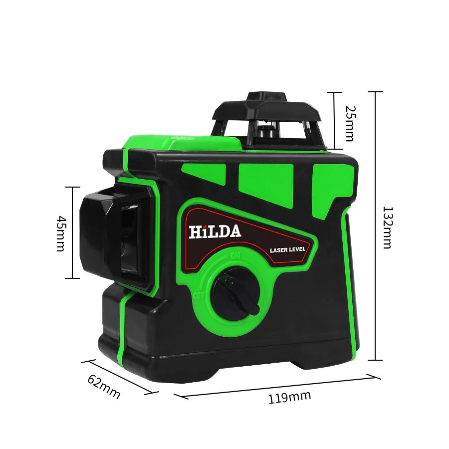 Laser Level 12 Lines 3D Self-Leveling 360 Horizontal And Vertical Cross