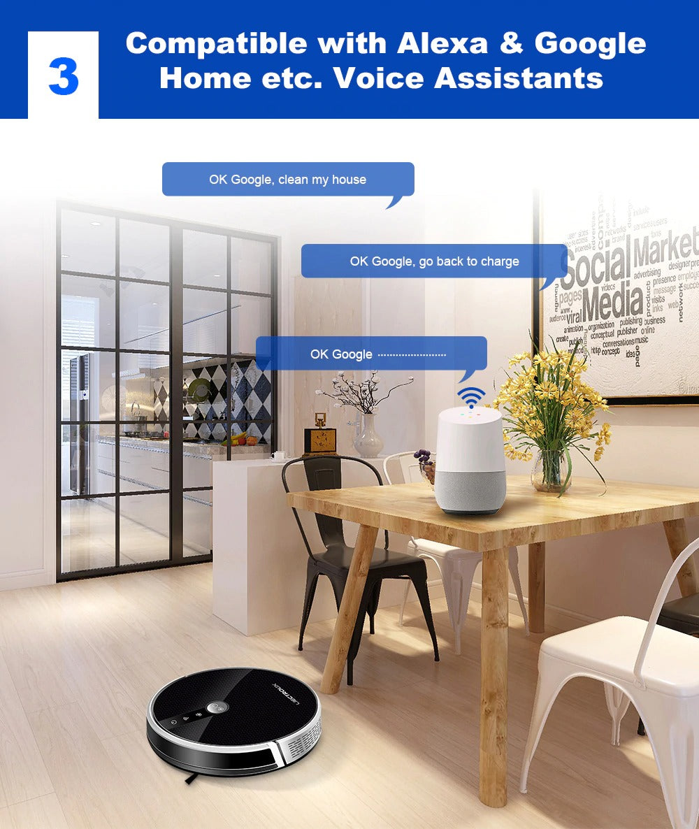 C30B Robot Vacuum Cleaner Smart Mapping