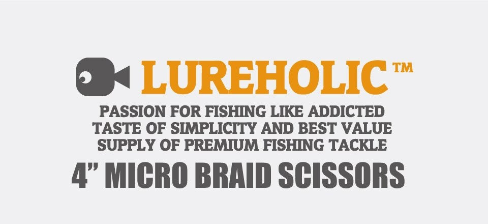 Lureholic Stainless Steel Fishing Scissors