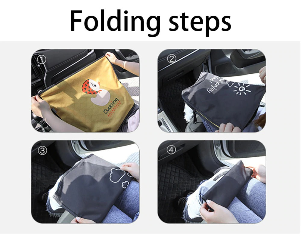 Magnetic Curtain In The Car Window Sunshade Cover