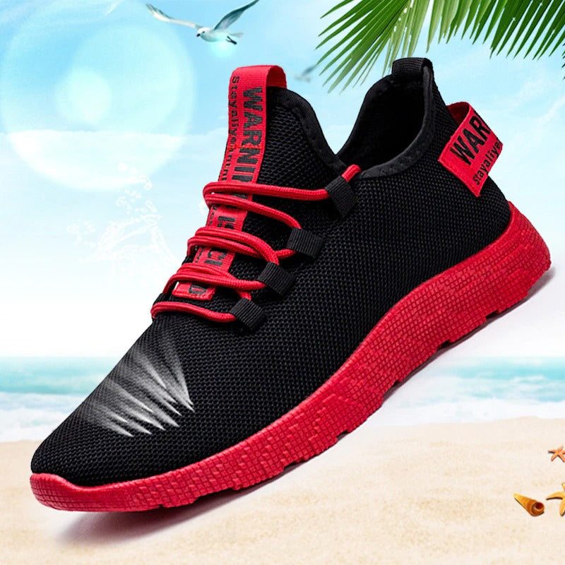 Men Sneakers Breathable Lace Up Shoes