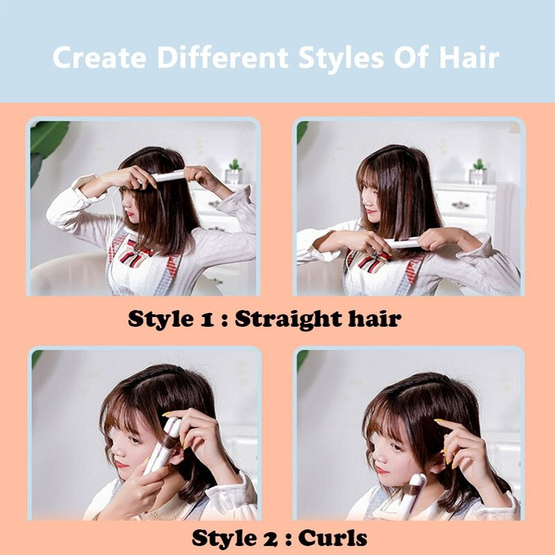 Mini Hair-Straightener Flat Iron Ceramic Hair Straightener