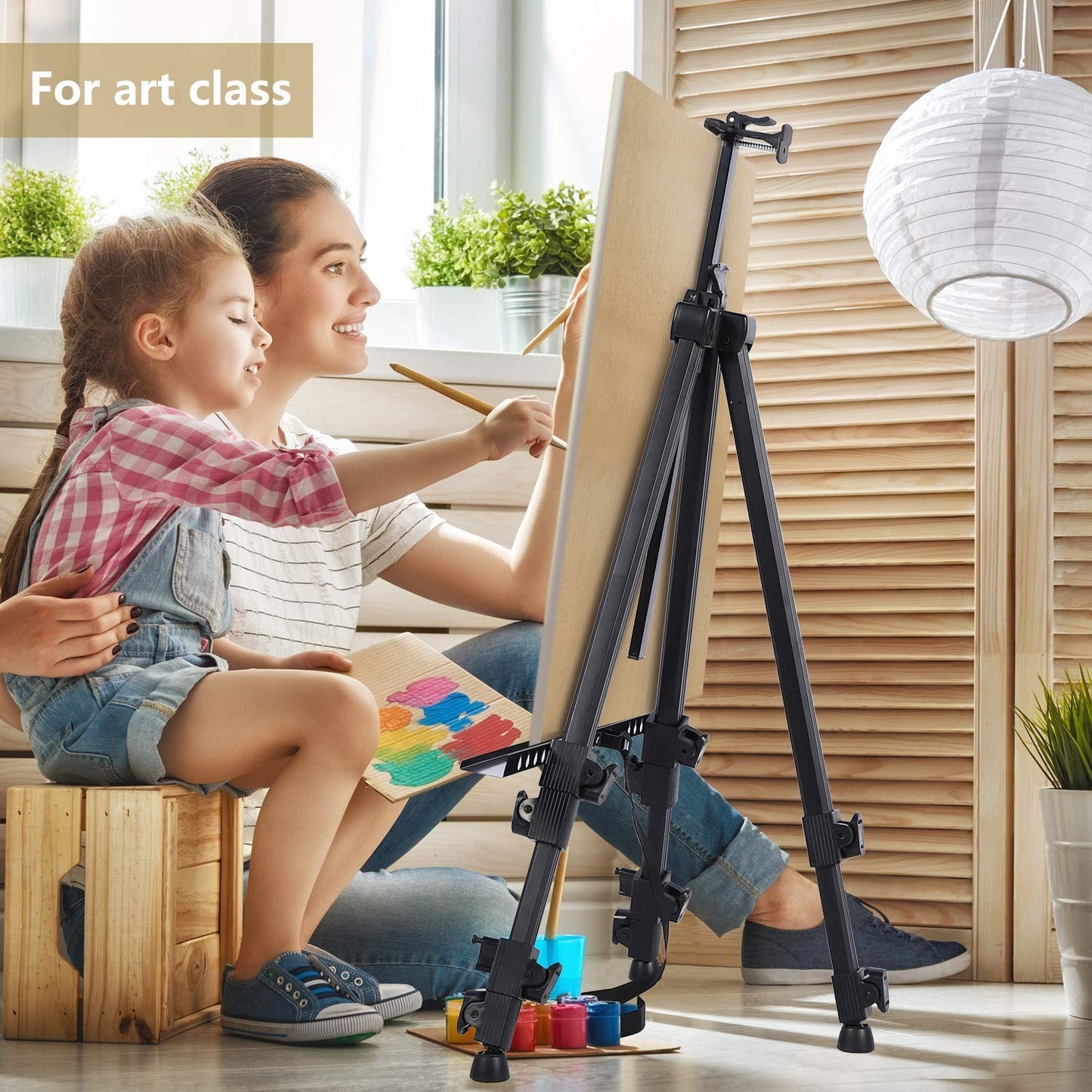 Portable Adjustable Metal Sketch Easel Stand Foldable