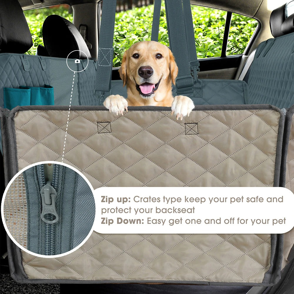 Prodigen Dog Car Seat Cover Waterproof Pet Transport Dog Carrier