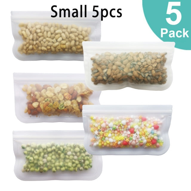 Silicone Food Storage Bag Fresh Sealed Bags