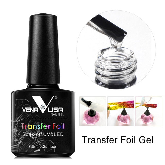 Nail Art Design Manicure Foil Transfer Gel