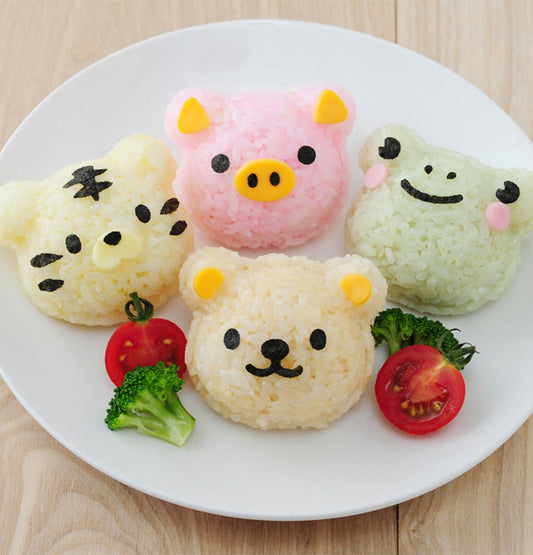 Cartoon Sushi Rice Balls Mold Bears
